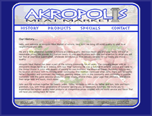 Tablet Screenshot of akropolismeats.com